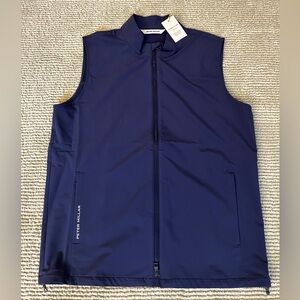 NWT Peter Millar Men's Lightweight Navy Vest
